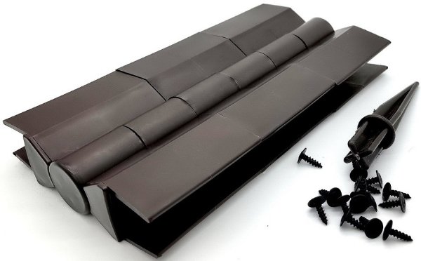 Угловой элемент поворотный, пластиковый от 60° до 300° для доски 225х30 мм из ДПК Чёрный Holzhof купить в Аксае