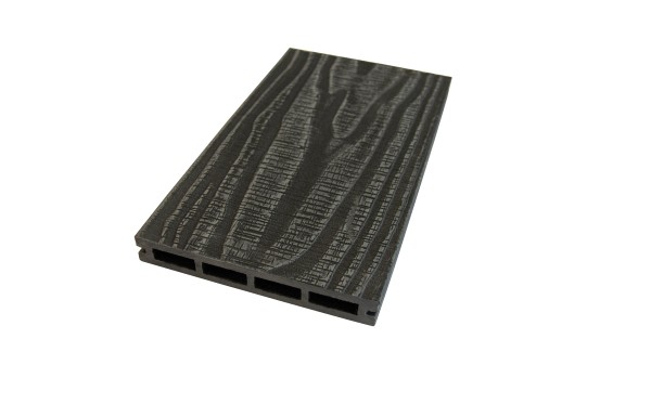 Террасная доская ДПК NanoWood Nature 3D (20мм) пустотелая Графит купить в Аксае