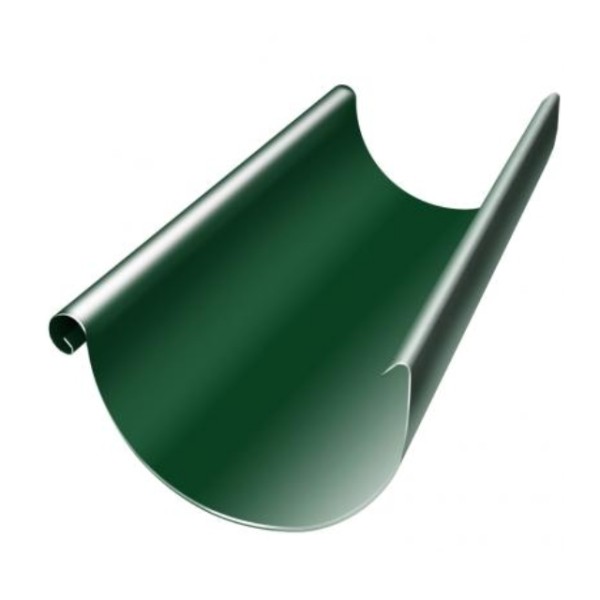 Водосток Grand Line 125x90 – Желоб 3м RAL 6005 купить в Аксае
