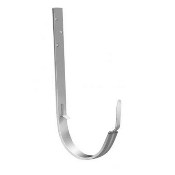 Водосток Grand Line 150x100 – Кронштейн длинный RAL 9003 купить в Аксае