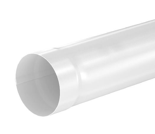 Водосток Aquasistem, система 150/100 - Труба водосточная 3.00м RAL 9003 Белый купить в Аксае