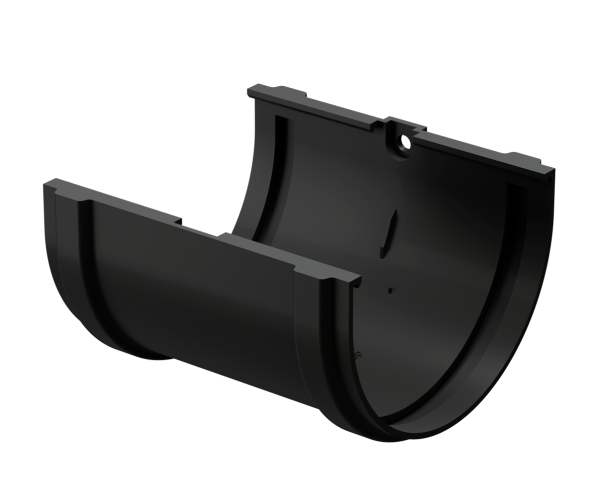 Соединитель желоба Docke Premium ПВХ - Карбон купить в Аксае