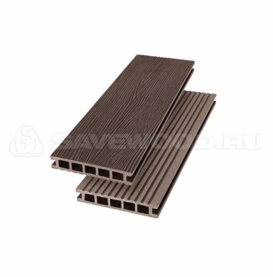 Террасная доска из ДПК SW Ornus радиальный распил терракотовый