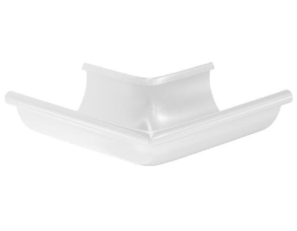 Водосток Aquasistem, система 150x100 - Угол желоба, наружный 90° RR 20 Мраморно-белый купить в Аксае