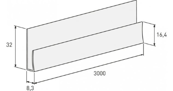 Стартовая планка для отделочных панелей Vox купить в Аксае