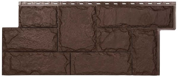 Фасадная панель T-Сайдинг-МАРСЕЛЬ ЭКО-1 Браун купить в Аксае