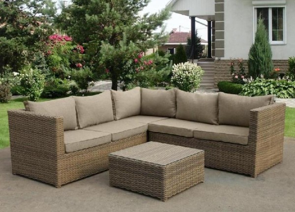 Комплект мебели AFINA плетеной из иск. ротанга YR825B Beige купить в Аксае