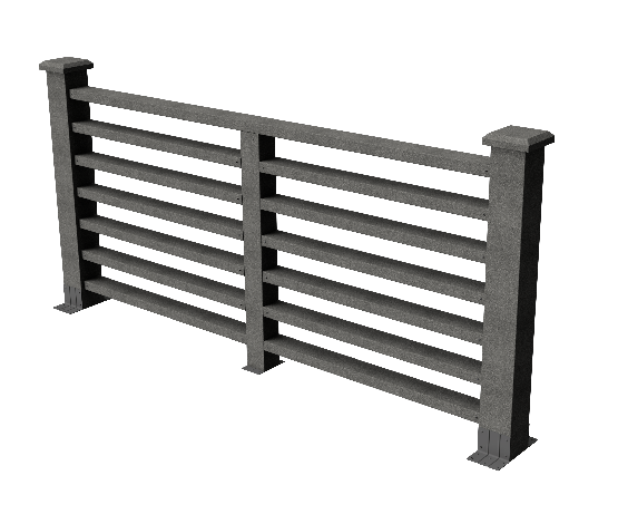 Ограждения декоративное ДПК GRINDERDECO Марсело серый базальт купить в Аксае