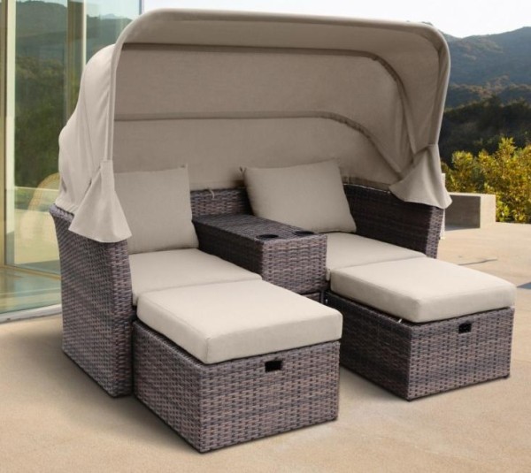 Комплект мебели AFINA плетеной из иск. ротанга AFM-330B Brown купить в Аксае