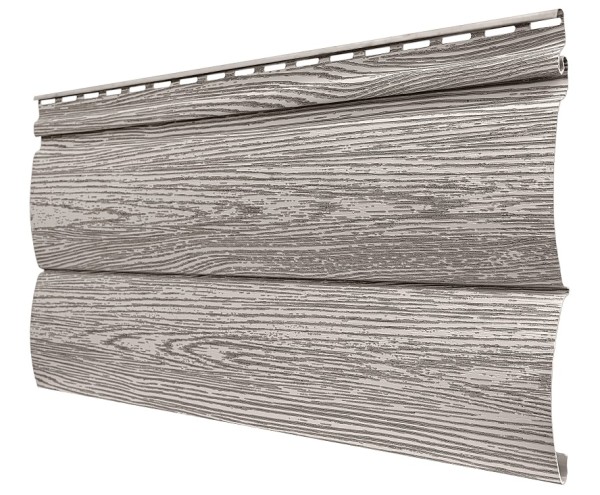 Виниловый сайдинг tecos, серия lux - оцилиндрованный брус двойной, - алтайская берёза купить в Аксае