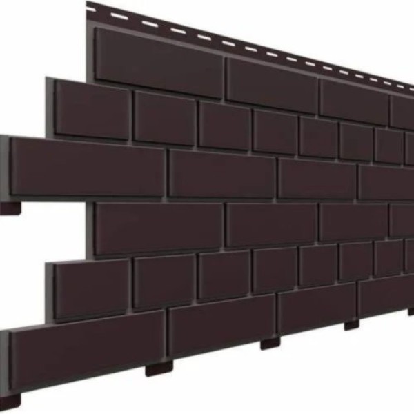 Фасадная панель Доломит Кирпич, Коричневый купить в Аксае