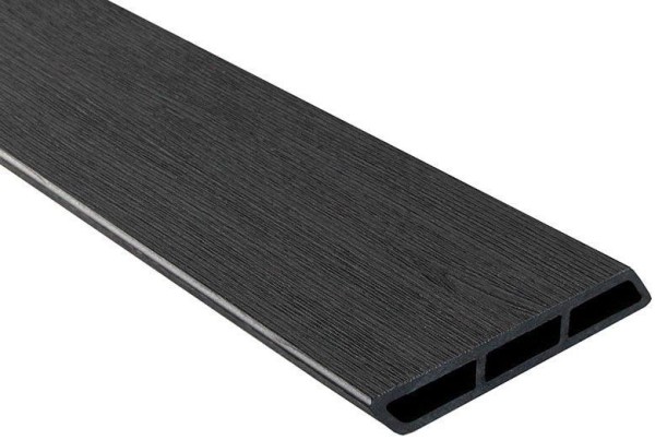 Доска Ромбус 3D ДПК Outdoor STORM BLACK черная купить в Аксае