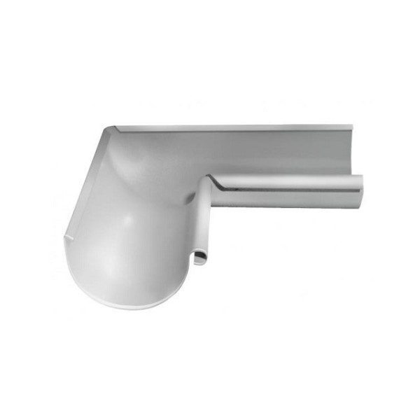 Водосток Grand Line 150x100 – Угол внутренний 90° RAL 9003 купить в Аксае