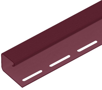 J-профиль TECOS 3,05м БУРГУНД (акрил)
