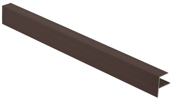 F-профиль Grinder закрывающий коричневый купить в Аксае