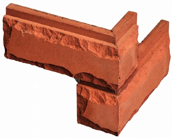 Угловой элемент Кирисс Фасад Колотый кирпич купить в Аксае