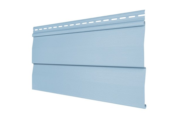 Виниловый сайдинг Tecos - корабельный брус, голубой купить в Аксае