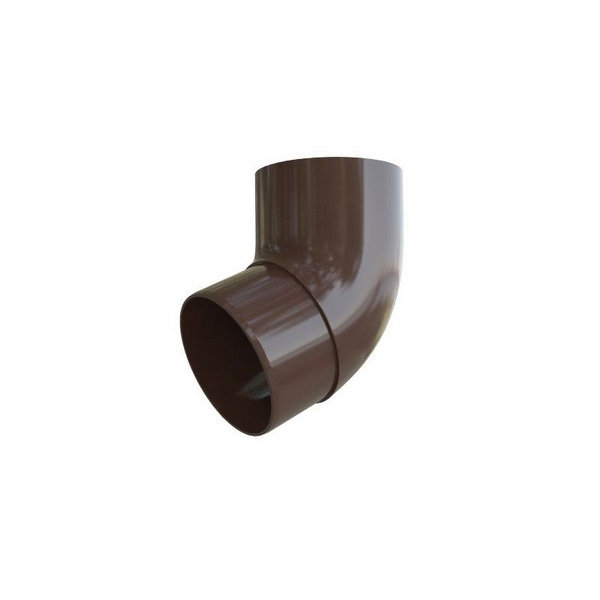 Водосток Альта-Профиль ПВХ – Колено 45 (коричневый) купить в Аксае