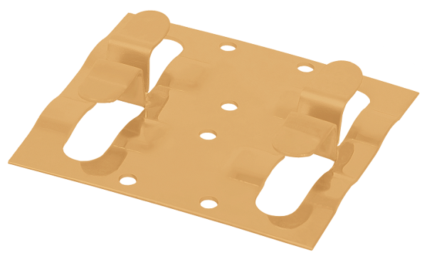 Кляймер рядный Grinder для монтажа наличника бежевый купить в Аксае