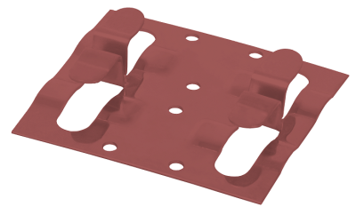 Кляймер рядный Grinder для монтажа наличника красный