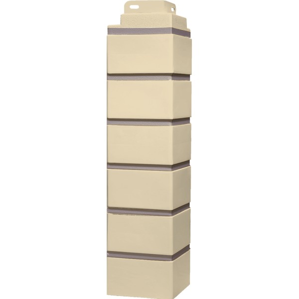 Угол Фасайдинг Серия «Кирпич клинкерный» Желтый купить в Аксае