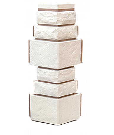 Угол T-Сайдинг-Дикий Камень Белый купить в Аксае