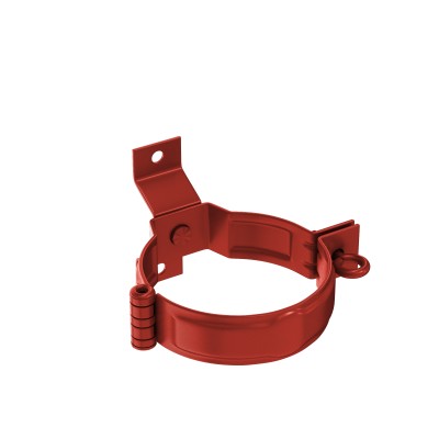 Водосток Aquasistem, система 150x100 - Декоративный хомут трубы под дерево с комплектом крепления RR 29 Бургундский