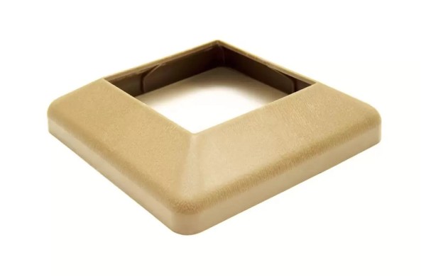 Крышка нижняя ПВХ для столба Deckart 100х100 Орех купить в Аксае