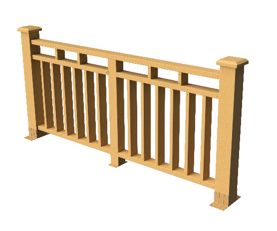 Ограждения декоративное ДПК GRINDERDECO Европа песчаник купить в Аксае