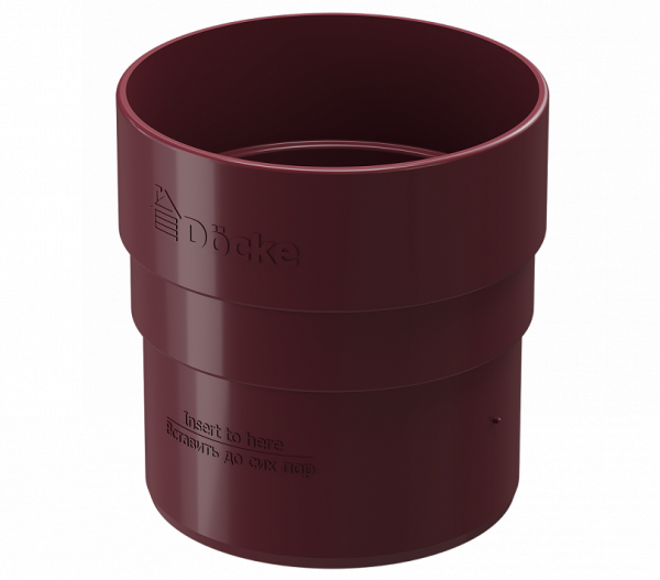 Муфта соединительная ПВХ Docke STANDART красный купить в Аксае