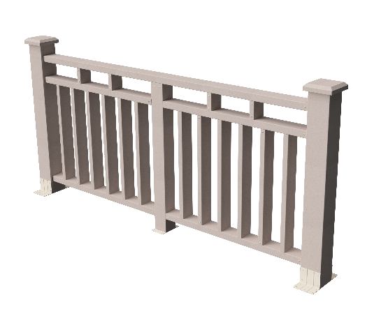 Ограждения декоративное ДПК GRINDERDECO Европа выбеленый дуб купить в Аксае