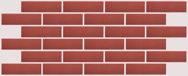 Гибкая клинкерная плитка СТ-01 Красный (сборная) купить в Аксае