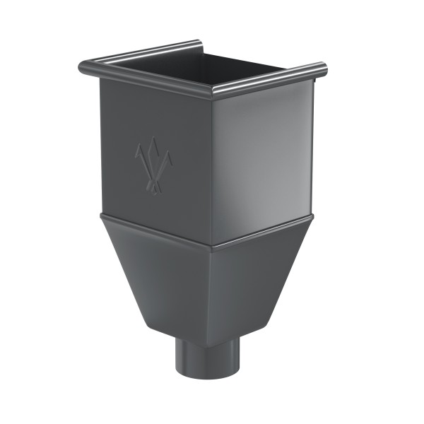 Водосток Aquasistem, система 150x100 - Воронка_водосборная удлиненая RR 23 Маренго купить в Аксае