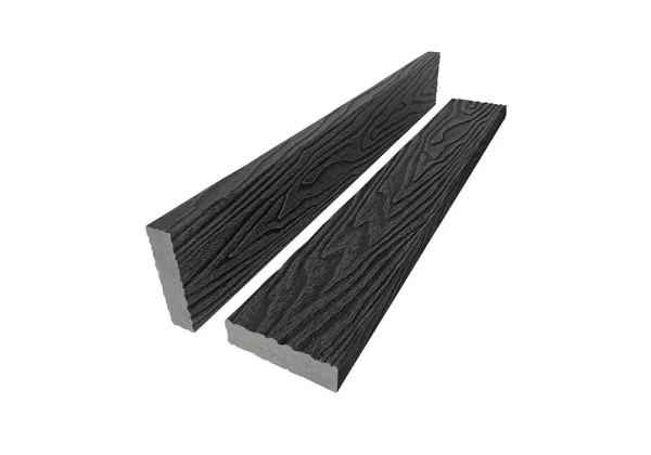 Брус лавочный 3D-тиснение 20х80 Графит купить в Аксае