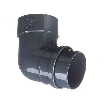 Колено 72° Docke Lux ПВХ - Графит купить в Аксае