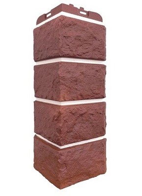 Угол наружный Grand Line Колотый Камень Корица, Шов белый купить в Аксае