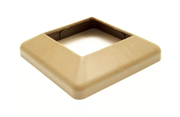 Крышка нижняя ПВХ для столба Deckart 125х125 Орех купить в Аксае