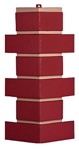 Угол T-Сайдинг - Кирпич Модерн Красный купить в Аксае