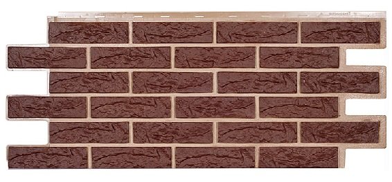 Фасадная панель Техоснастка, Лондон Брик, Коричневый купить в Аксае