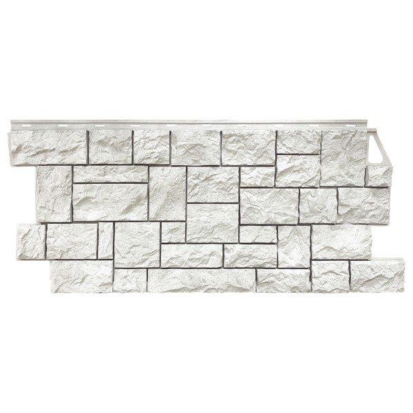 Фасадная панель FineBer, Камень Дикий, Жемчужный купить в Аксае