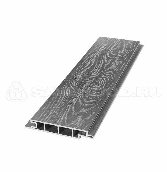 Террасная доска из ДПК SW Padus тангенциальный распил «SaveWood» пепельный купить в Аксае