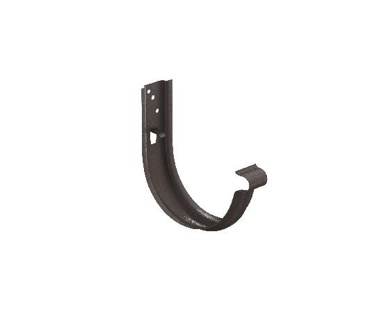 Водосток Aquasistem, Система 125x90 - Крюк универсальный с комплектом крепления RR 32 Тёмно-коричневый matt купить в Аксае