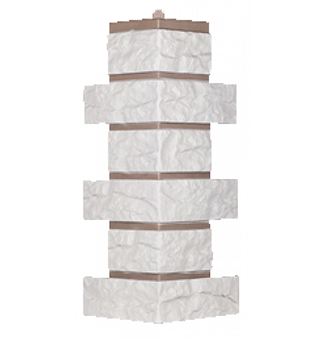 Угол T-Сайдинг-Кирпич Лондон Брик Белый купить в Аксае