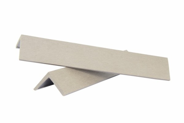 Уголок ДПК завершающий шлифованный SINGARAJA белый купить в Аксае