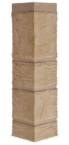 Наружный угол камень (желтый) купить в Аксае