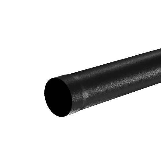 Водосток Aquasistem, система 125x90 - Труба водосточная 3.00м RAL 9005 Чёрный купить в Аксае