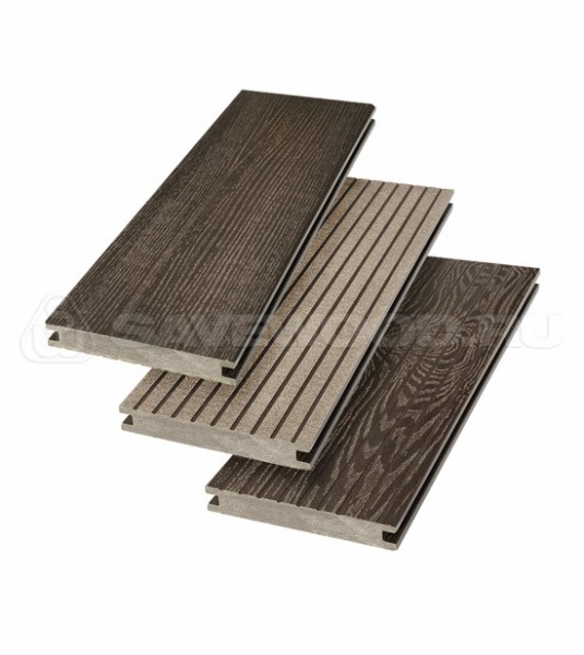 Террасная доска SW Fraxinus (R) полнотелая «SaveWood» Темно-коричневый купить в Аксае