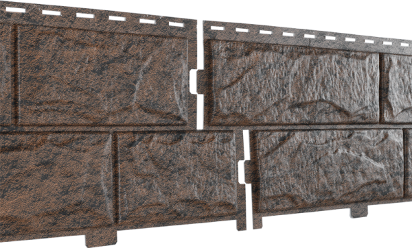 Фасадная панель Ю-Пласт Стоун-хаус камень жженый (двойной замок) купить в Аксае