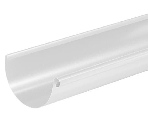 Водосток Aquasistem, система 125x90 - Водосточный желоб 3.00м RR 20 Белый купить в Аксае