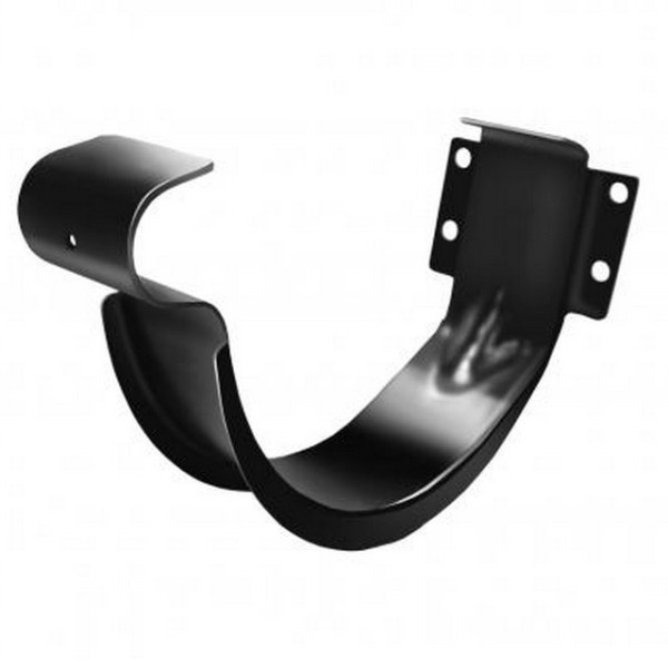 Водосток Grand Line 125x90 – Держатель желоба RAL 9005 купить в Аксае